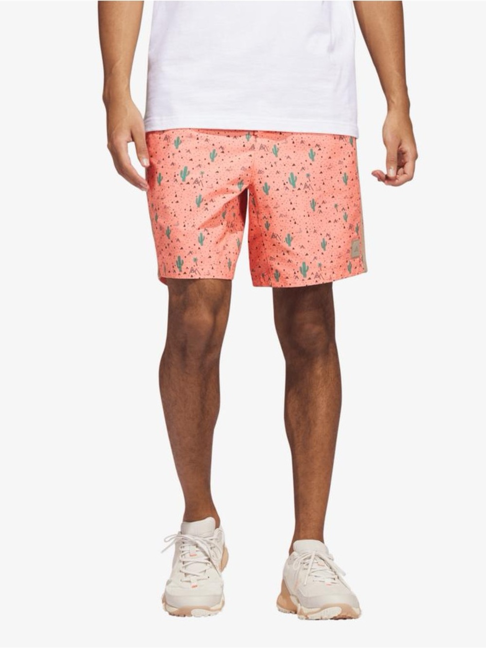 Men’s Adidas Adicross Desert 7.5” Golf Shorts Coral Size XL